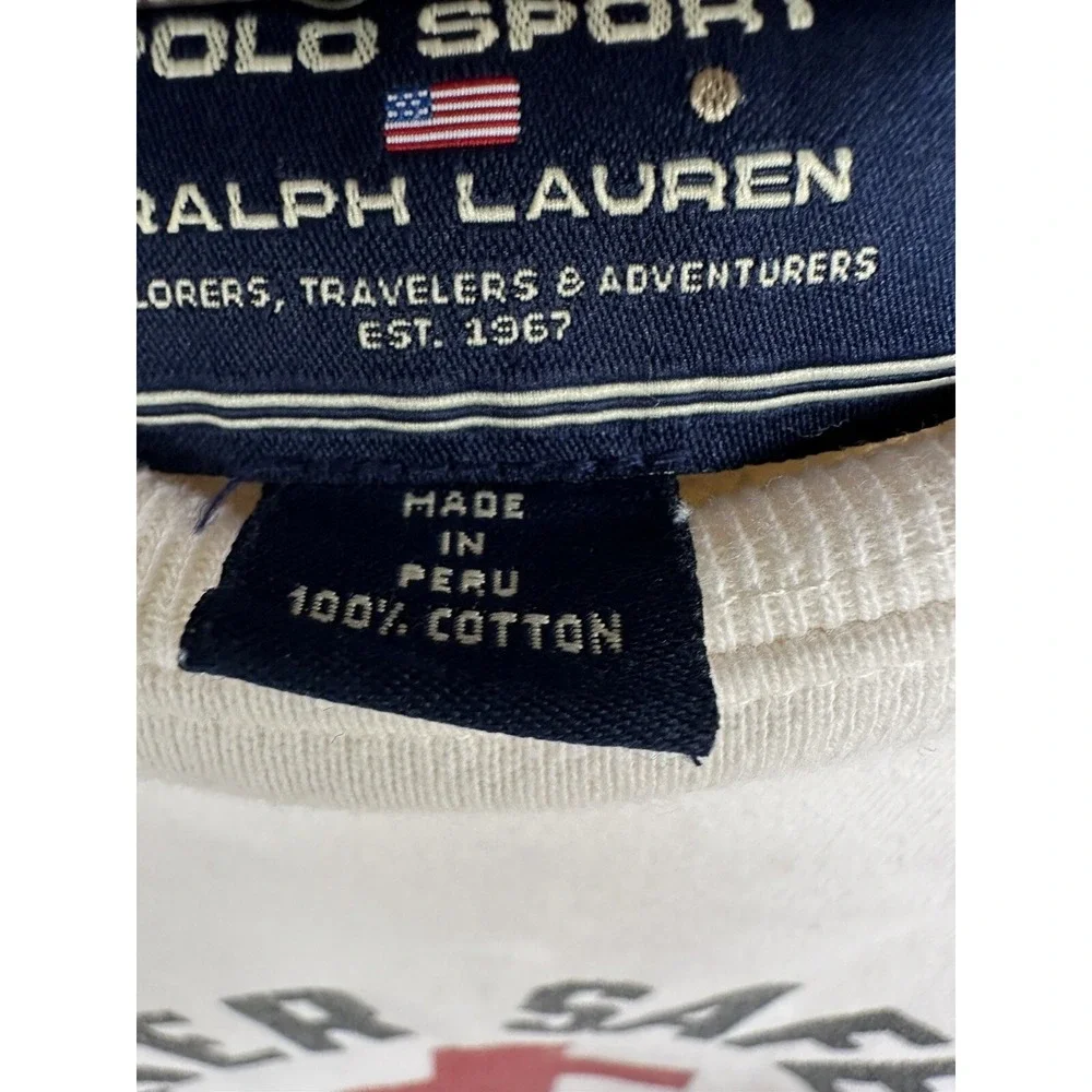 Vintage Ralph Lauren Polo Sport‎ XL Crewneck Sweatshirt Water Safety Instructor